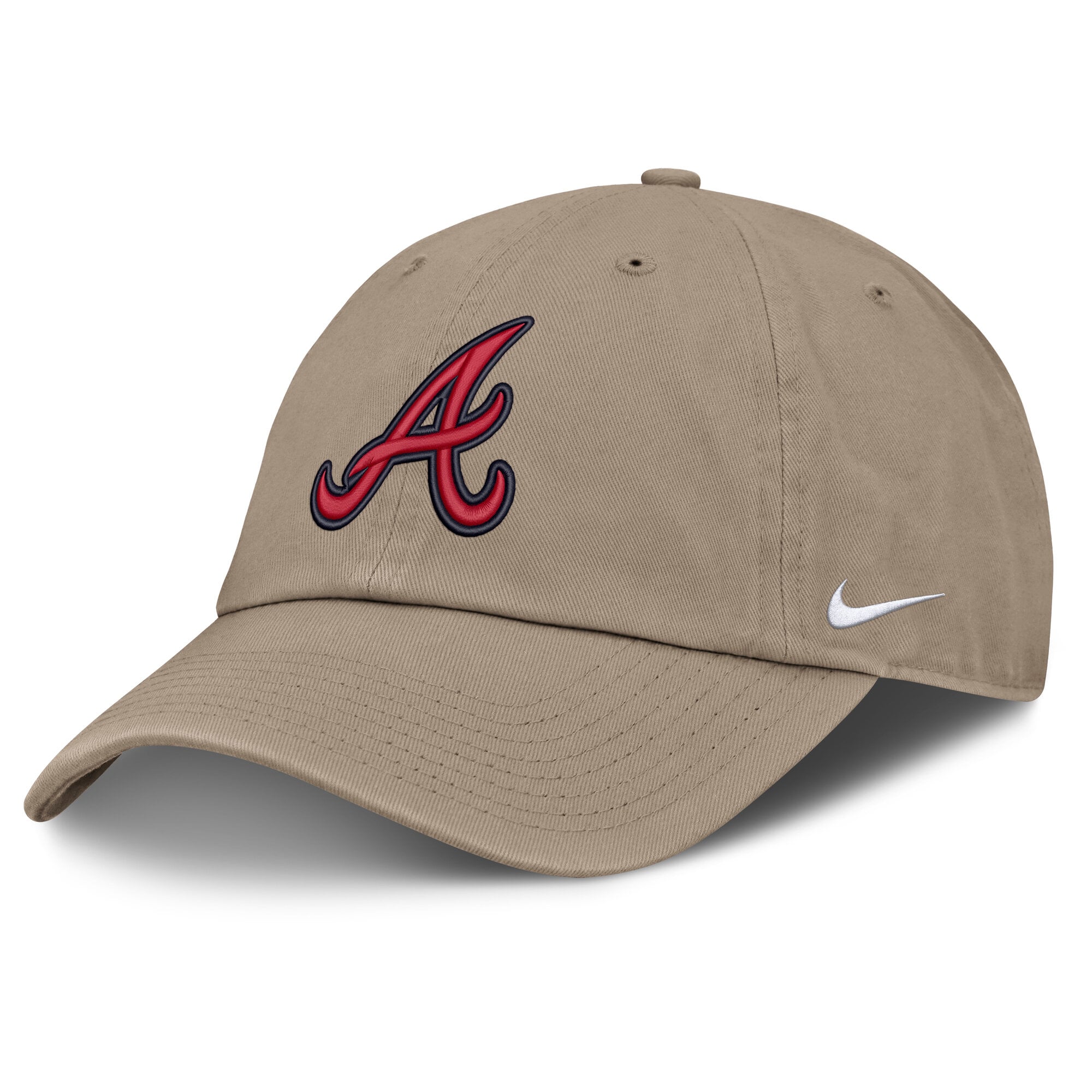 Men's Nike Khaki Atlanta Braves Celebrating America's 250th Club Adjustable Hat